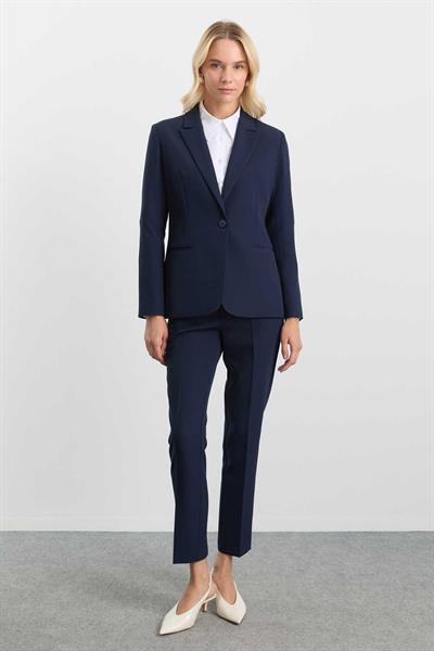 Yan Cep Boru Paça Pantolon  /  LACİVERT