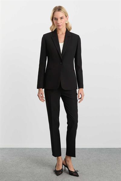 Yan Cep Boru Paça Pantolon  /  SİYAH