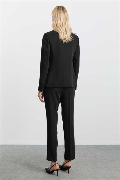 Yandan Cepli Boru Paça Pantolon  /  SİYAH