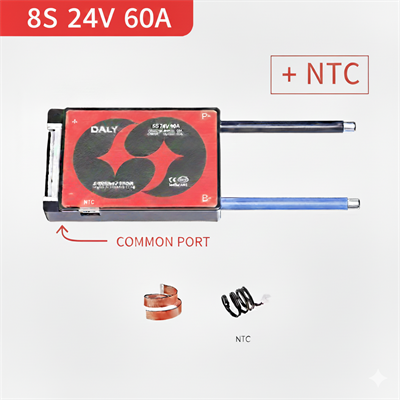 DALY LiFePO4 BMS 8S 24V 60A Ortak Port NTC