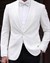 Erkek Smokin Damatlık | Şal Yaka | Slim Fit | Beyaz