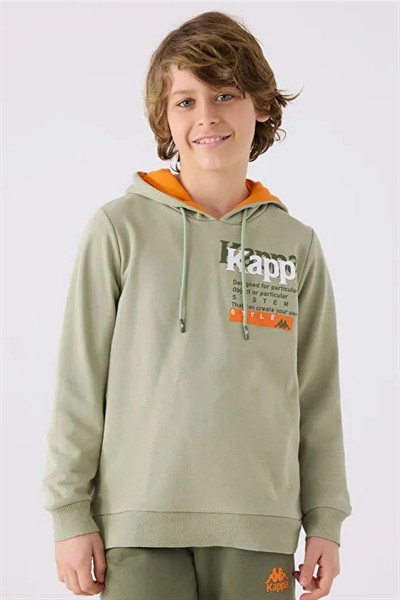 Kappa Erkek Çocuk Sweat Yeşil