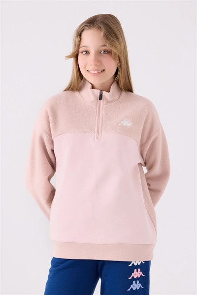 Kappa Kız Çocuk Sweatshırt Pembe
