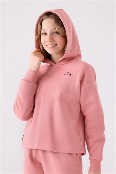Kappa Kız Çocuk Sweatshırt Pembe