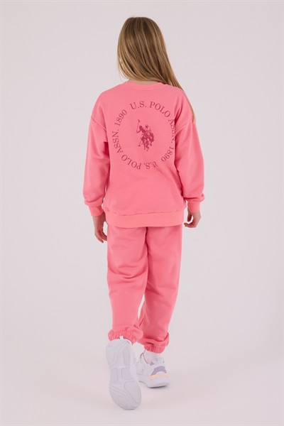 U.S.Polo Kız Çocuk Takım Neon Pembe