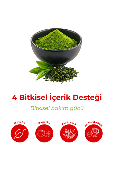 Bio Asia 4lü Bitkisel Güç Jel – Aloe Vera + Matcha + At Kestanesi + Paprika Yüz & Vücut Sıkılaştırıcı 250 ml