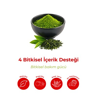 Bio Asia 4lü Bitkisel Güç Jel – Aloe Vera + Matcha + At Kestanesi + Paprika Yüz & Vücut Sıkılaştırıcı 120 ml