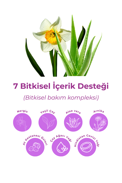 Bio Asia 7 Etkili Bitkisel Jel 120 ml – Aloe Vera & Yeşil Çay & Çay Ağacı Yağı