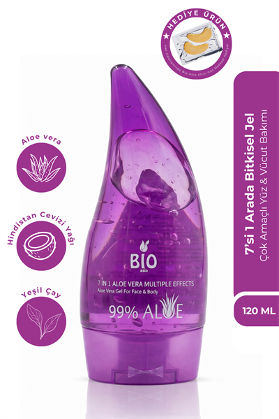 Bio Asia 7 Etkili Bitkisel Jel 120 ml – Aloe Vera & Yeşil Çay & Çay Ağacı Yağı