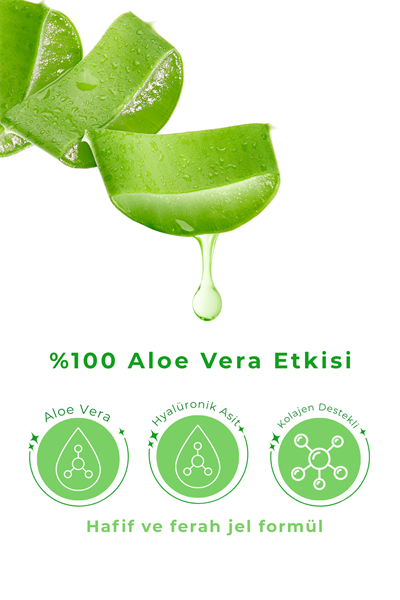 Bio Asia Aloe Vera Jel 120 ml – Cildi Yatıştırıcı, Nemlendirici & Onarıcı Jel Formül