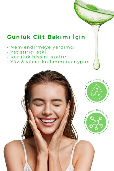 Bio Asia Aloe Vera Jel 120 ml – Cildi Yatıştırıcı, Nemlendirici & Onarıcı Jel Formül
