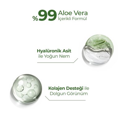 Bio Asia Aloe Vera Jel 120 ml – Cildi Yatıştırıcı, Nemlendirici & Onarıcı Jel Formül