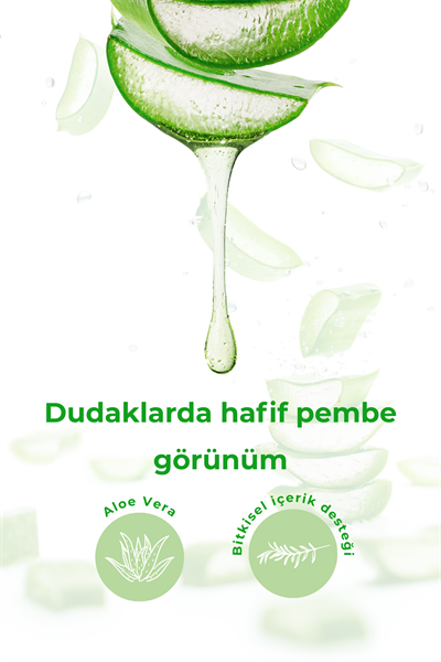 Bio Asia Aloe Vera Lip Stick – Nemlendirici & Doğal Parlaklık Veren Renkli Dudak Bakımı (Pembe)