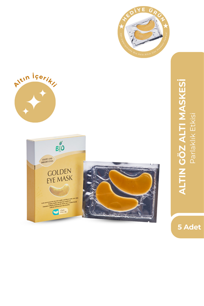 Bio Asia Altın Göz Maskesi – Morluk & Şişlik Azaltıcı Altın Kolajen Göz Altı Maskesi