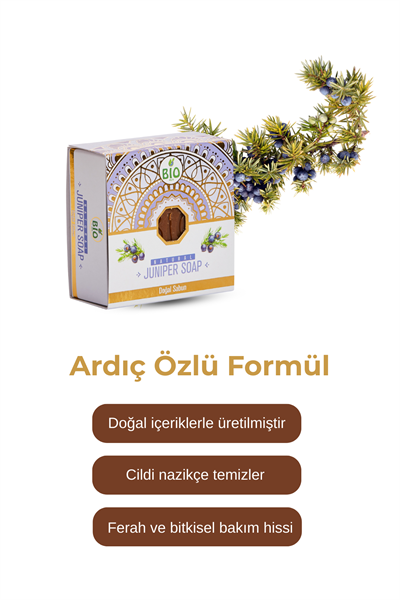 Bio Asia Ardıç Katran Sabunu – Akne Karşıtı, Arındırıcı & Sorunlu Ciltler için 150 gr