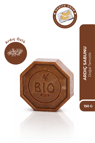 Bio Asia Ardıç Katran Sabunu – Akne Karşıtı, Arındırıcı & Sorunlu Ciltler için 150 gr