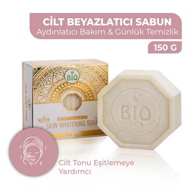 Bio Asia Beyazlatıcı Sabun – Cilt Tonu Eşitleyen & Leke Açıcı Etkili Aydınlatıcı Sabun 150 gr