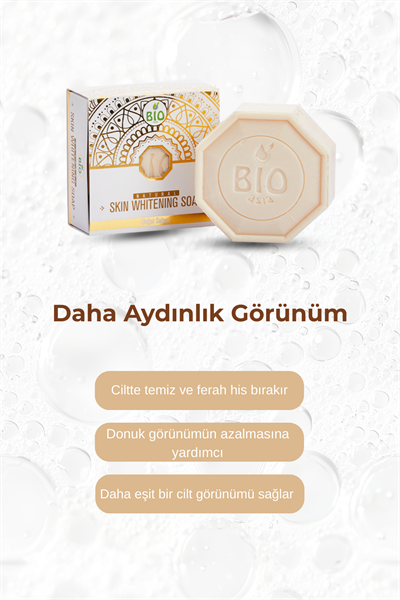 Bio Asia Beyazlatıcı Sabun – Cilt Tonu Eşitleyen & Leke Açıcı Etkili Aydınlatıcı Sabun 150 gr