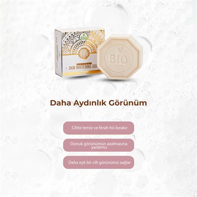 Bio Asia Beyazlatıcı Sabun – Cilt Tonu Eşitleyen & Leke Açıcı Etkili Aydınlatıcı Sabun 150 gr