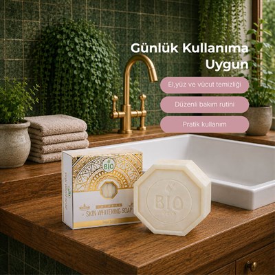 Bio Asia Beyazlatıcı Sabun – Cilt Tonu Eşitleyen & Leke Açıcı Etkili Aydınlatıcı Sabun 150 gr