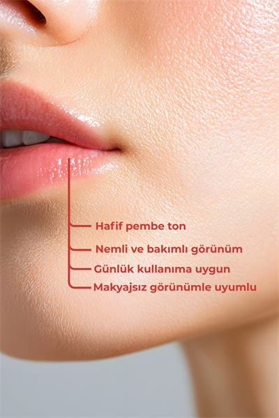 Bio Asia Çilek & Aloe Vera Lip Balm – Besleyici, Tatlı Aromalı Yoğun Dudak Nemlendiricisi (Pembe Renkli)