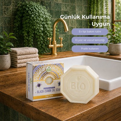 Bio Asia Çörek Otu Sabunu – Arındırıcı, Cilt Yenileyici Doğal Sabun 150 gr