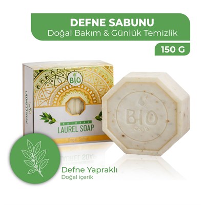 Bio Asia Defne Sabunu – Geleneksel Antibakteriyel & Arındırıcı Doğal Sabun 150 g