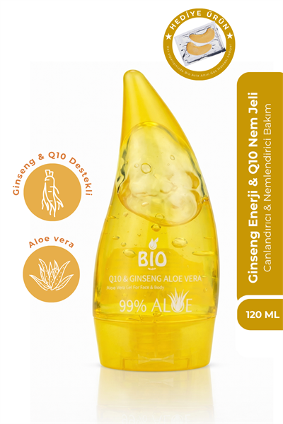 Bio Asia Ginseng Enerji & Q10 Nem Jeli – Yorgun Ciltleri Canlandırıcı 120 ml