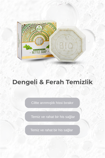Bio Asia Isırgan Sabunu – Saç Köklerini Güçlendiren & Arındırıcı Bitkisel Sabun 150 gr