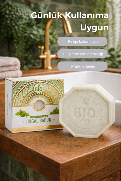Bio Asia Isırgan Sabunu – Saç Köklerini Güçlendiren & Arındırıcı Bitkisel Sabun 150 gr