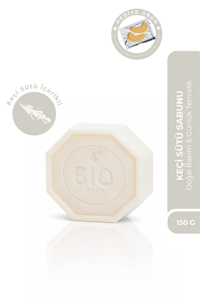 Bio Asia Keçi Sütü Sabunu – Cildi Besleyen, Yumuşatan & Nem Dengeleyen Doğal Sabun 150 gr