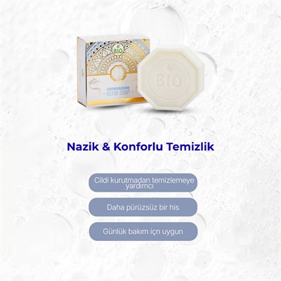 Bio Asia Kefir Sabunu – Cilt Bariyerini Güçlendiren Probiyotik Etkili Sabun 150 gr