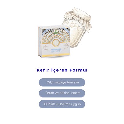Bio Asia Kefir Sabunu – Cilt Bariyerini Güçlendiren Probiyotik Etkili Sabun 150 gr