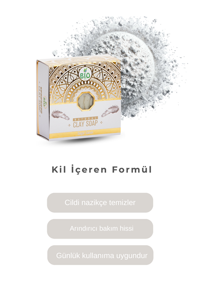 Bio Asia Kil Sabunu – Gözenek Sıkılaştırıcı & Arındırıcı Yağ Dengeleyici Sabun 150 gr