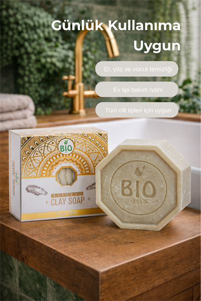 Bio Asia Kil Sabunu – Gözenek Sıkılaştırıcı & Arındırıcı Yağ Dengeleyici Sabun 150 gr