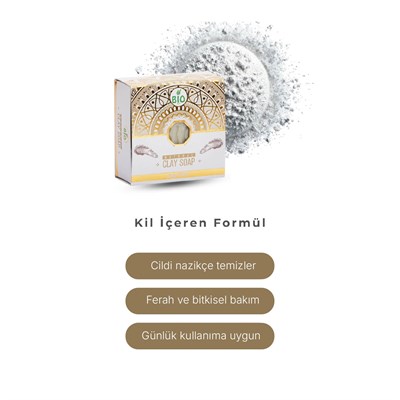 Bio Asia Kil Sabunu – Gözenek Sıkılaştırıcı & Arındırıcı Yağ Dengeleyici Sabun 150 gr