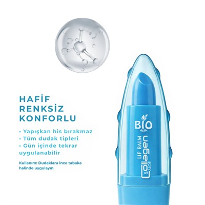 Bio Asia Kolajen & Aloe Vera Lip Balm – Dolgunlaştırıcı & Nem Canlandırıcı Dudak Bakımı