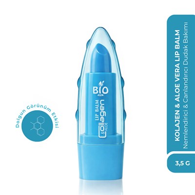 Bio Asia Kolajen & Aloe Vera Lip Balm – Dolgunlaştırıcı & Nem Canlandırıcı Dudak Bakımı