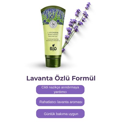 Bio Asia Lavanta Peeling Jel – Cildi Arındıran, Sakinleştirici & Rahatlatıcı Etki 150 ml