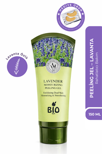 Bio Asia Lavanta Peeling Jel – Cildi Arındıran, Sakinleştirici & Rahatlatıcı Etki 150 ml