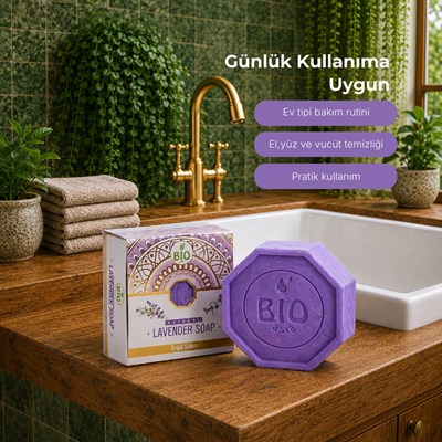 Bio Asia Lavanta Sabunu – Sakinleştirici, Rahatlatıcı Aromaterapi Etkili Sabun 150 gr
