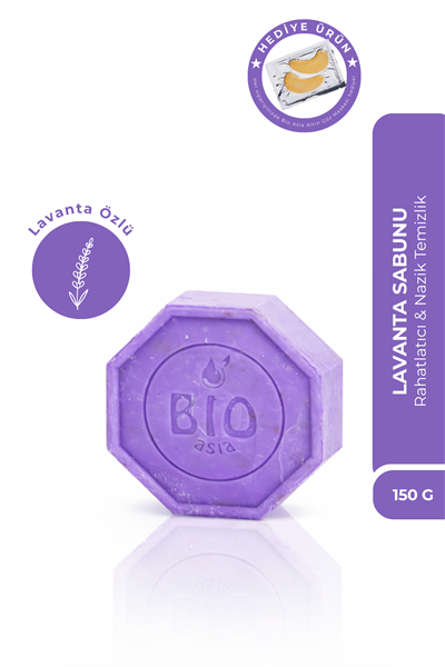 Bio Asia Lavanta Sabunu – Sakinleştirici, Rahatlatıcı Aromaterapi Etkili Sabun 150 gr
