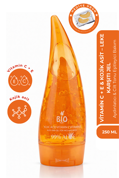 Bio Asia Leke Karşıtı Jel – Vitamin C+E & Kojic Acid Aydınlatıcı Cilt Tonu Eşitleyici 250 ml