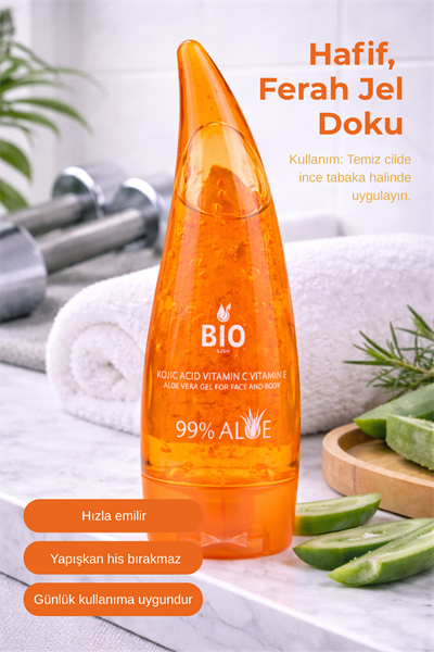 Bio Asia Leke Karşıtı Jel – Vitamin C+E & Kojic Acid Aydınlatıcı Cilt Tonu Eşitleyici 250 ml