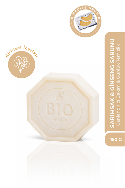 Bio Asia Sarımsak + Ginseng Sabunu – Saç Dökülmesi Karşıtı Güçlendirici Özlü Sabun 150 gr