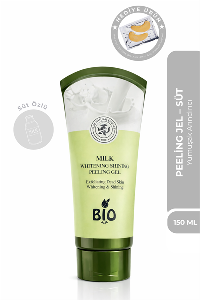 Bio Asia Süt Peeling Jel – Cildi Yumuşatan, Ölü Derileri Nazikçe Arındıran Süt Özlü Formül 150 ml