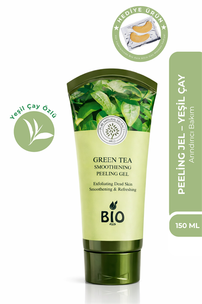 Bio Asia Yeşil Çay Peeling Jel – Yağ Dengesi Sağlayan, Gözenek Arındırıcı 150 ml