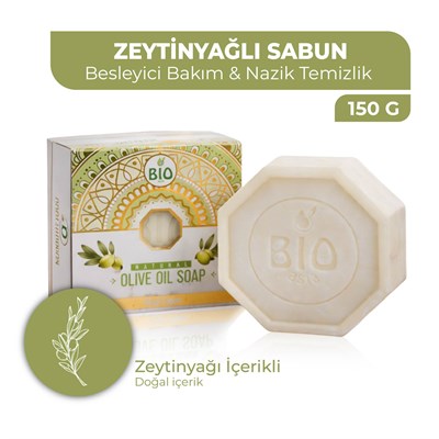 Bio Asia Zeytinyağlı Sabun – Yoğun Nemlendiren, Cildi Besleyen Doğal Zeytin Sabunu 150 gr