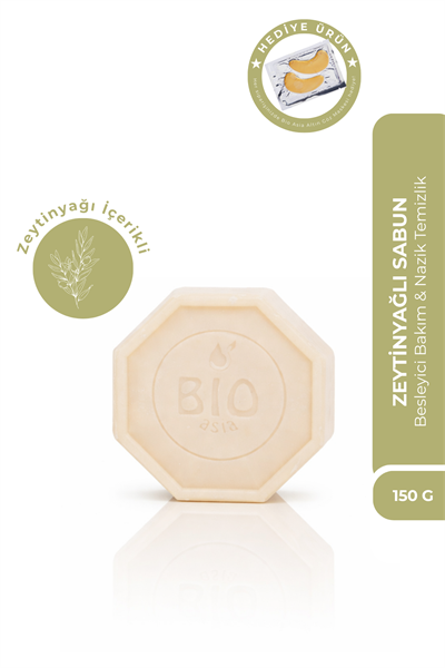 Bio Asia Zeytinyağlı Sabun – Yoğun Nemlendiren, Cildi Besleyen Doğal Zeytin Sabunu 150 gr