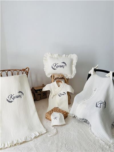 Erkek Bebek Hastane Çıkışı Bej  SET 